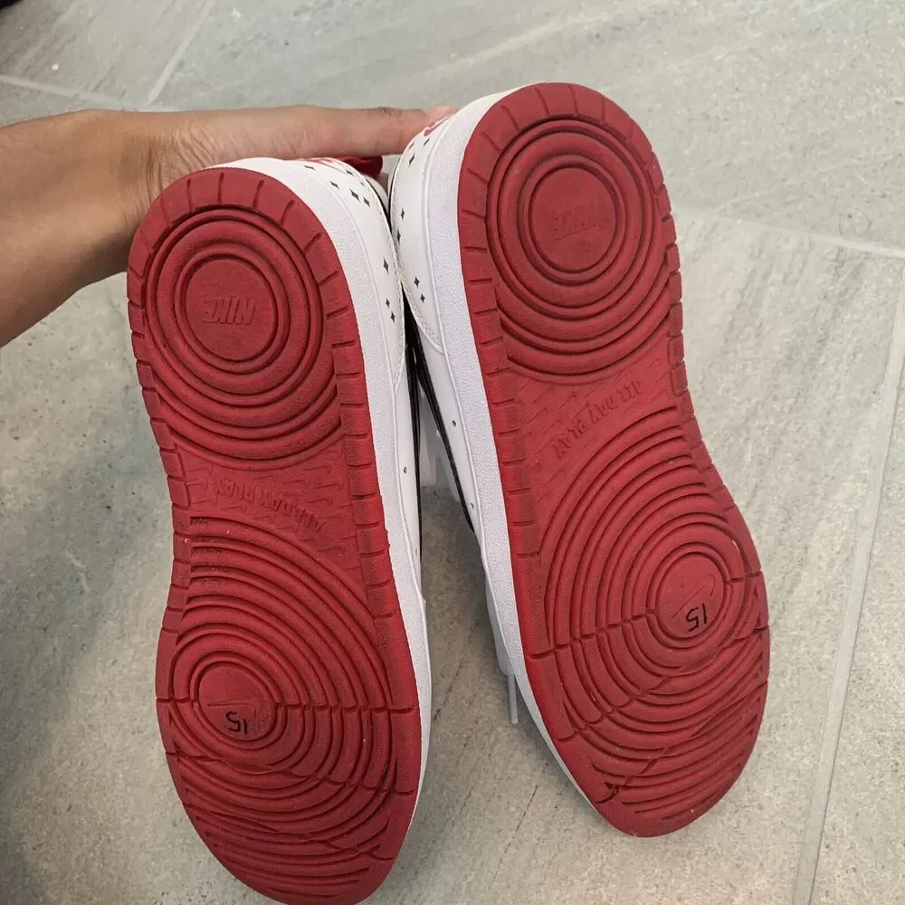 Nike Court Borough Low 2 SE GS 'White Very Berry'  Kids Shoes Size 7Y